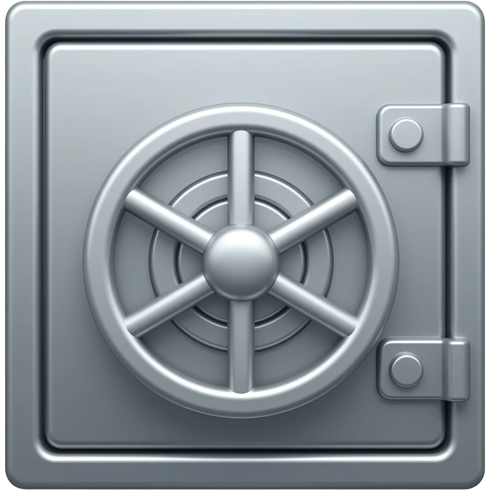 bank safe color style emoji