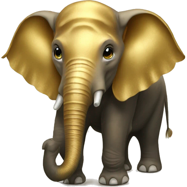 The Golden Elephant emoji
