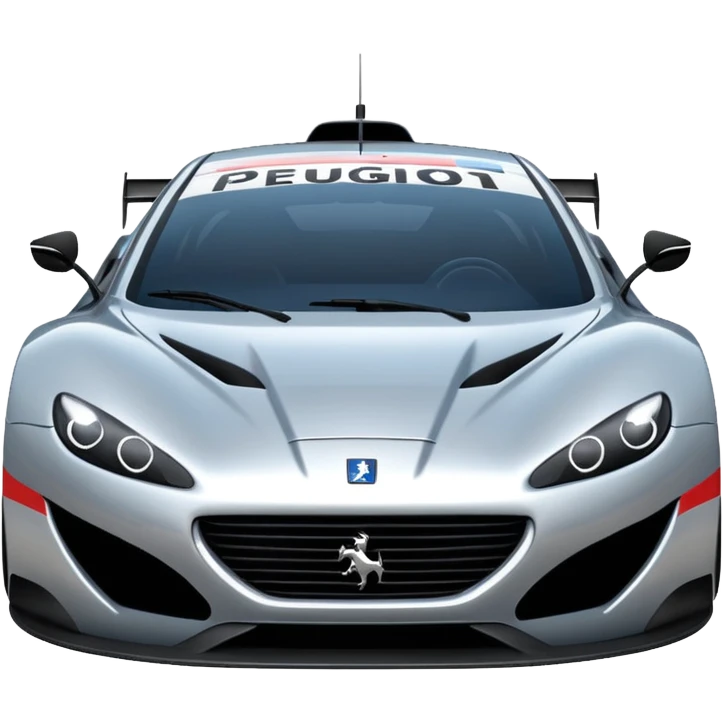 supercar 24 h du man Peugeot emoji emoji