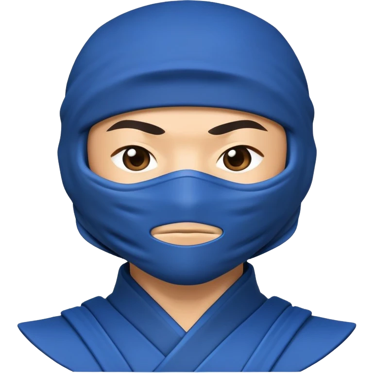 blue ninja emoji
