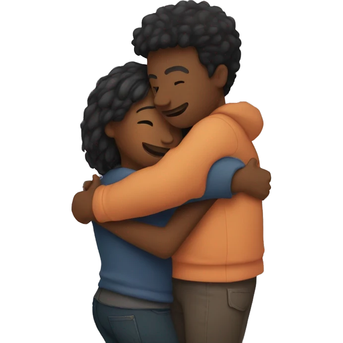Two people hugging  emoji