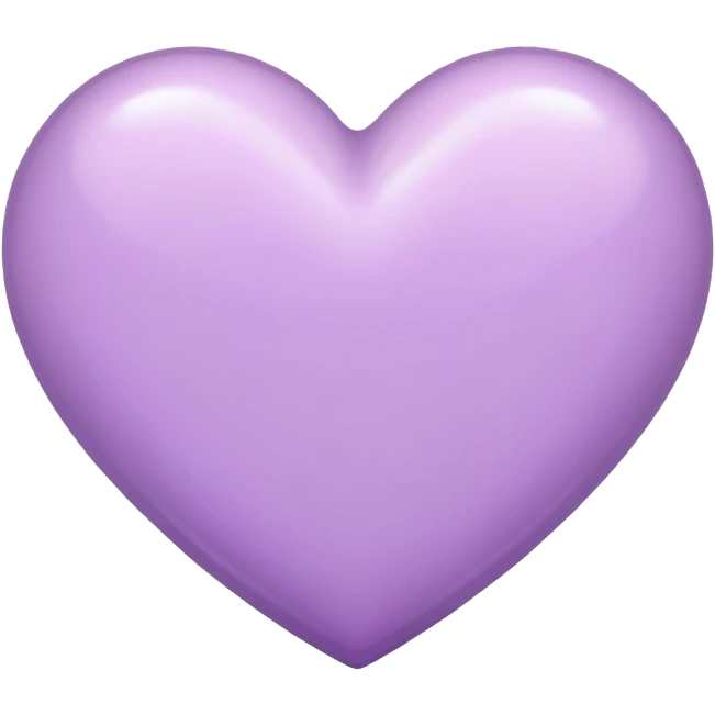 Light purple heart emoji