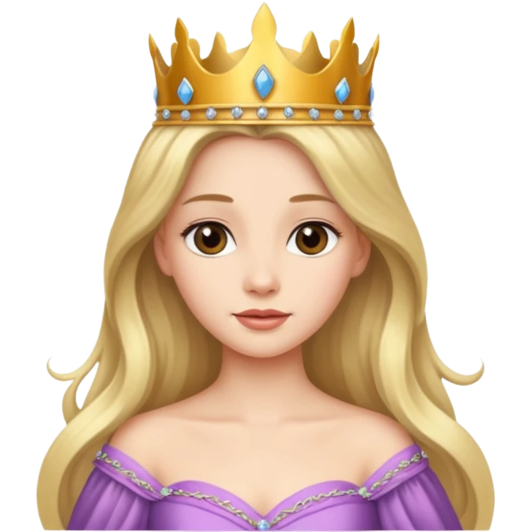 Princesa con corona emoji