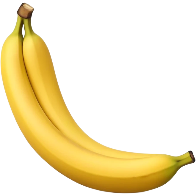 single yellow banana emoji