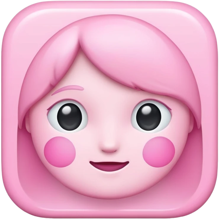 Pink emoji