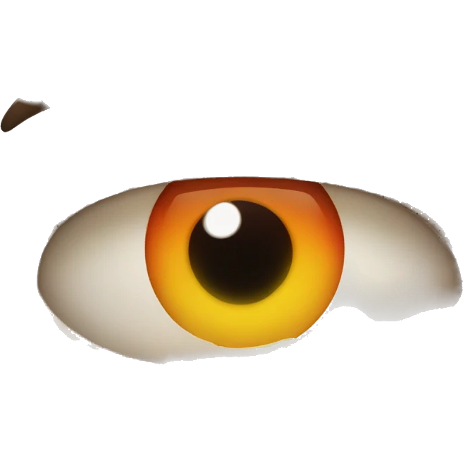 Face fire eyes emoji