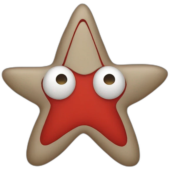 PIPER TSHIRT RED STAR emoji