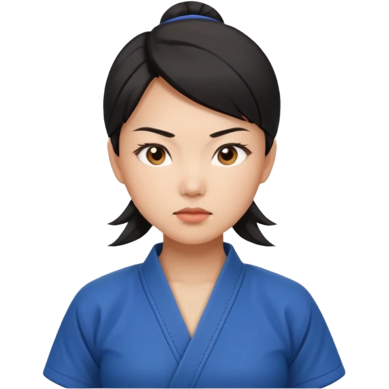 Asian woman who looks like a street fighter but is stylish and not slutty emoji