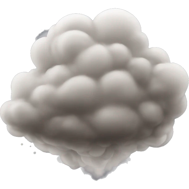 Dust cloud emoji