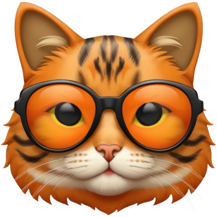 Cat wearing sunglasses emoji