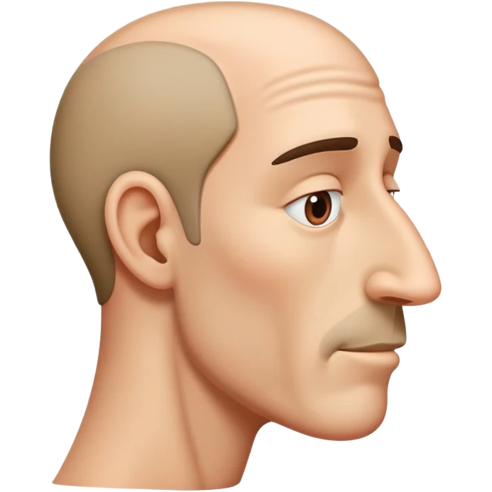 big nose from side view emoji