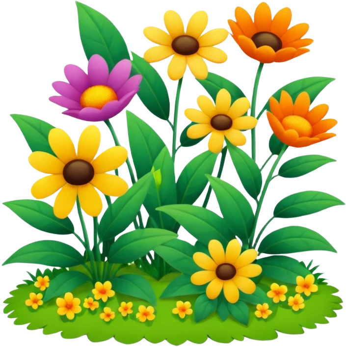 crea un emoji de un jardín emoji