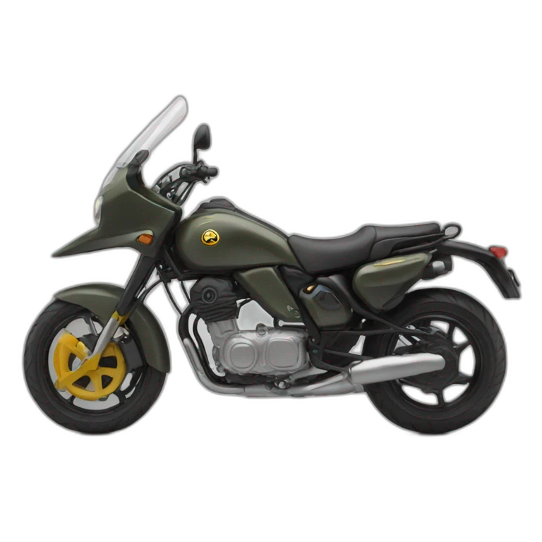Moto en y emoji