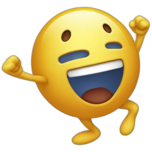 Leukocyte cheering emoji