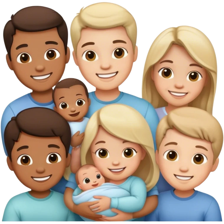 people making a baby emoji
