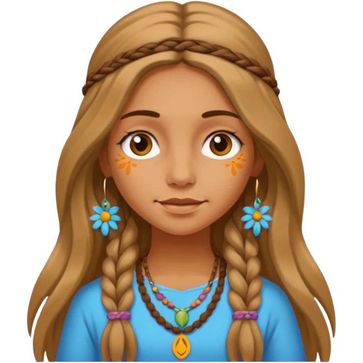 girl Hippie  emoji