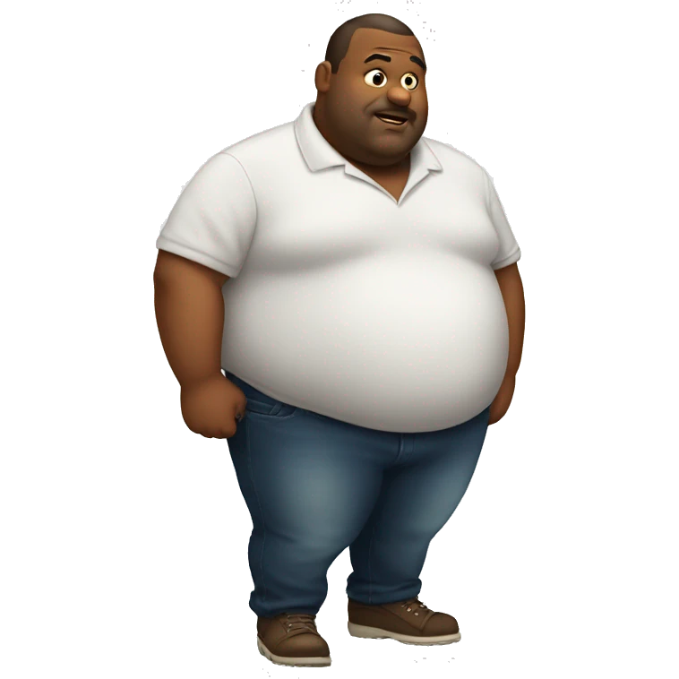 big fat man  emoji