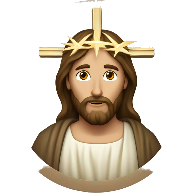 Jesus chisttus mit Maria und dem Heiligen Geist  emoji