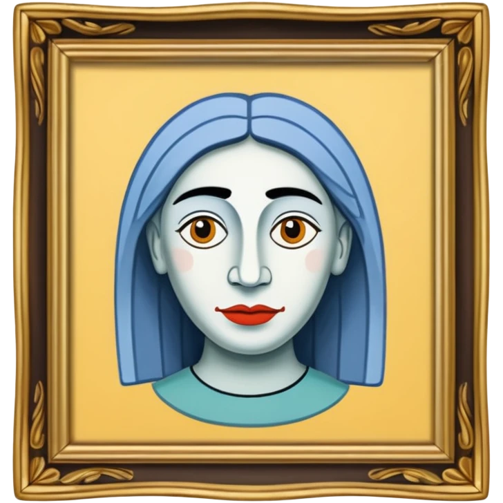  picasso painting frame emoji
