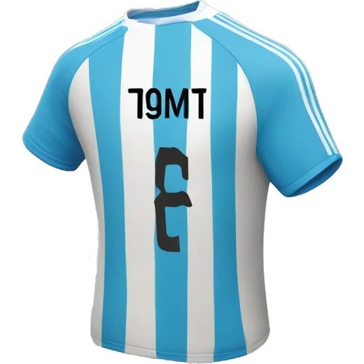 Argentina soccer jersey emoji