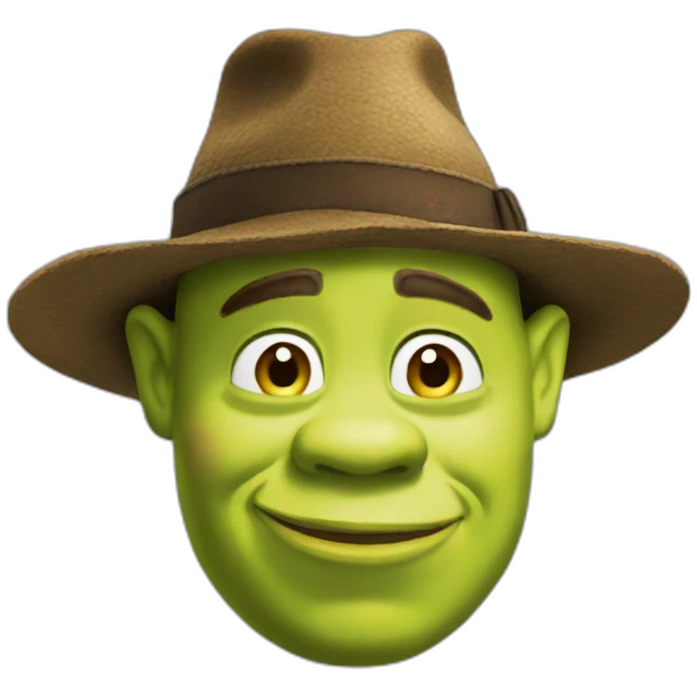 shrek tipping fedora emoji
