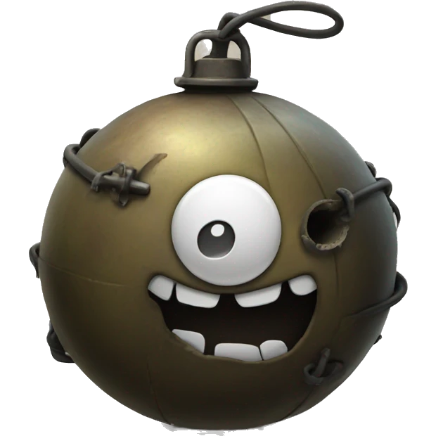 Old bomb smiley emoji