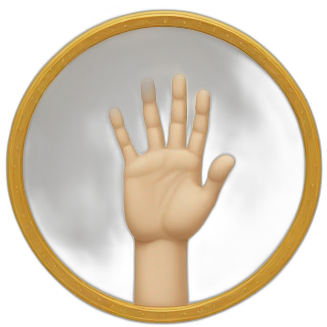 marcus aurelius hands stretched out emoji