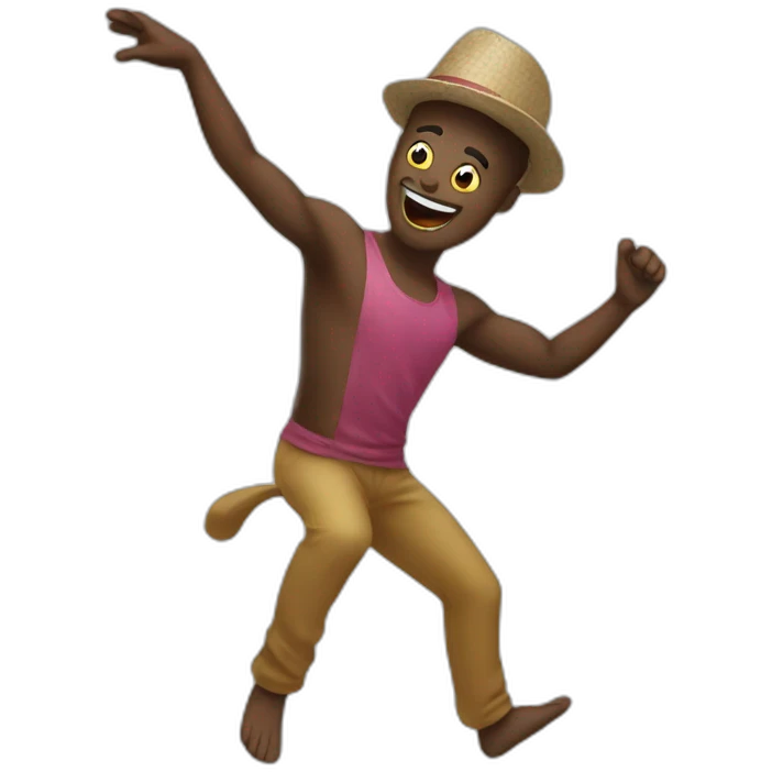Chat qui danse emoji