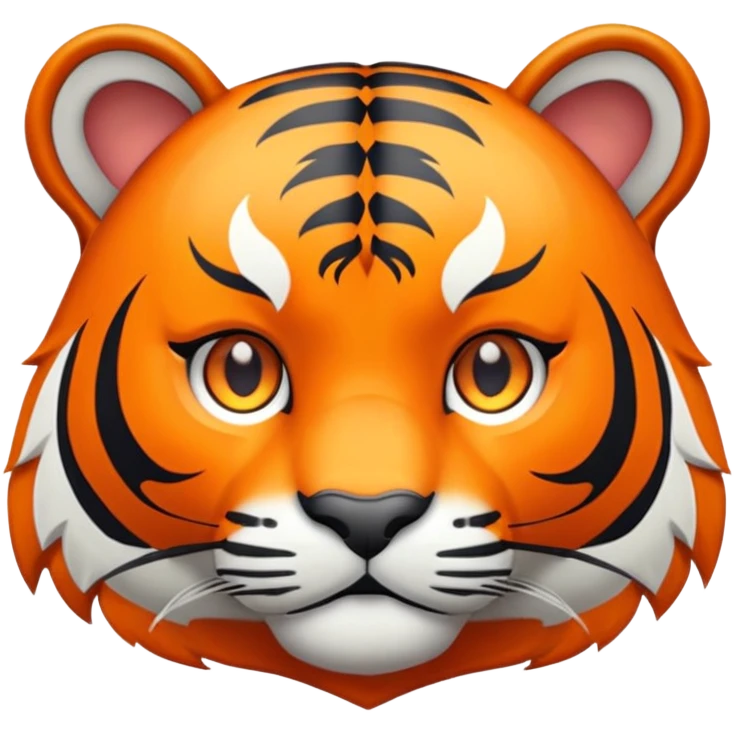 RPG tiger face with inventory pouch and level up icon for Twitch emote emoji