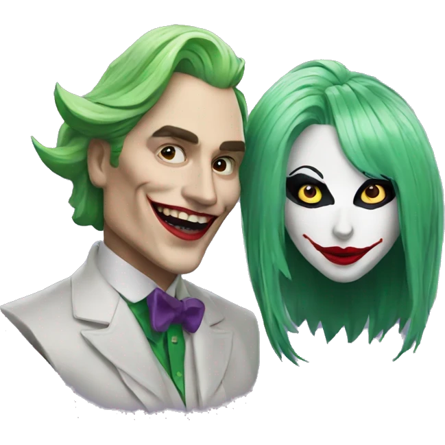 JOKER AND LADY GAGA emoji