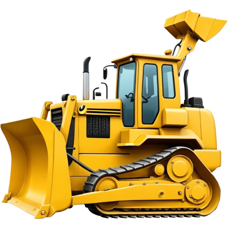 Bulldozer emoji  emoji