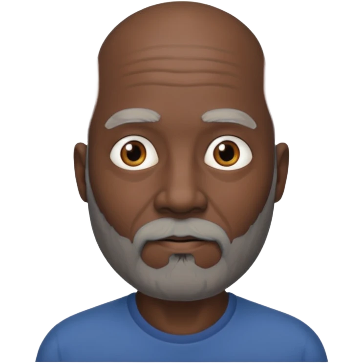 my dad buts he is black and not old with a grey beard and no hair emoji