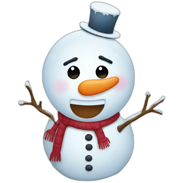 snow man emoji