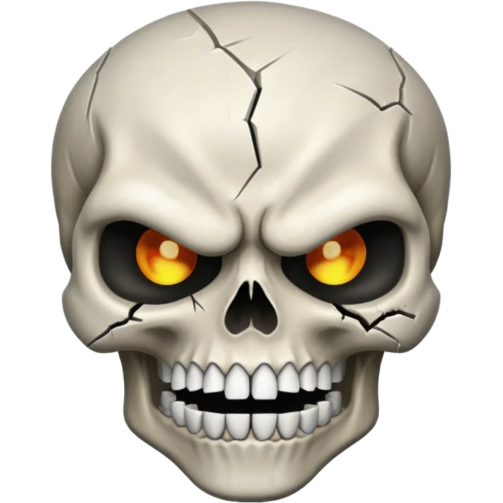 angry skull emoji