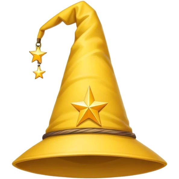wizard hat yellow emoji