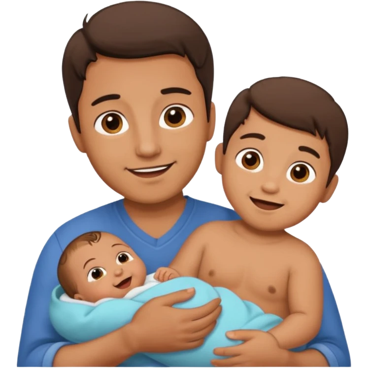 Man with Baby. emoji
