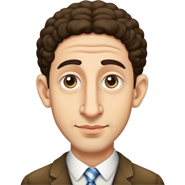 A Jewish guy with big nose emoji
