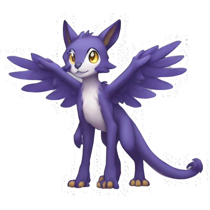 Anthro Sona Fakemon Full Body emoji