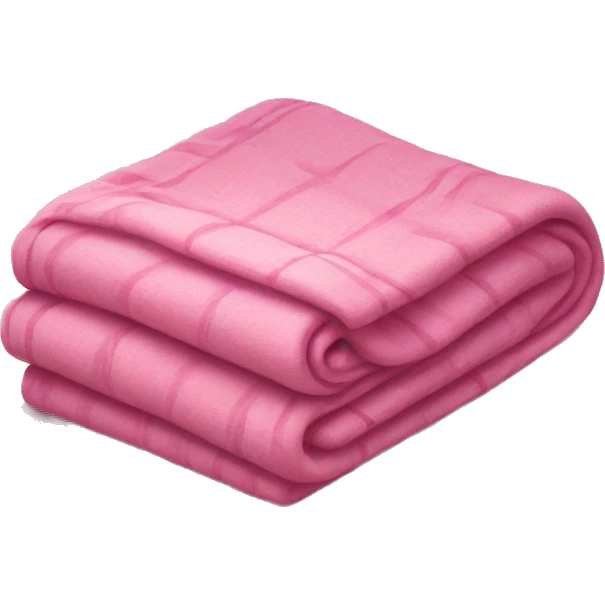pink folded blanket emoji