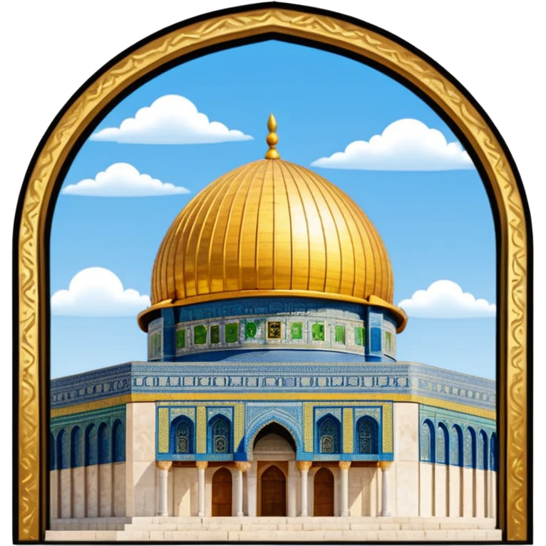 Dome of the rock, Palestine emoji