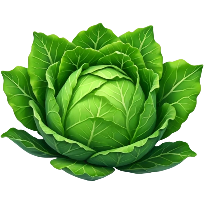 green pointy cabbage NOT rounded emoji