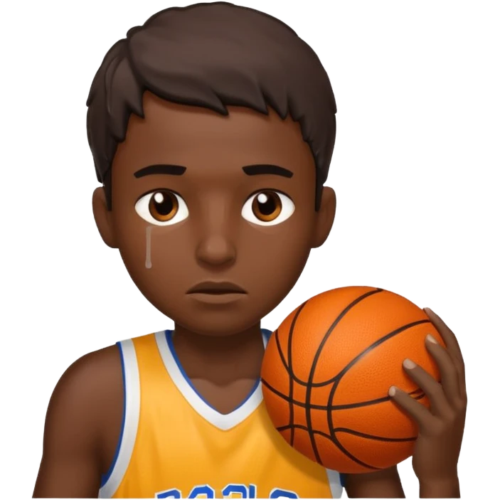 tired basketball player, sweating a lot emoji