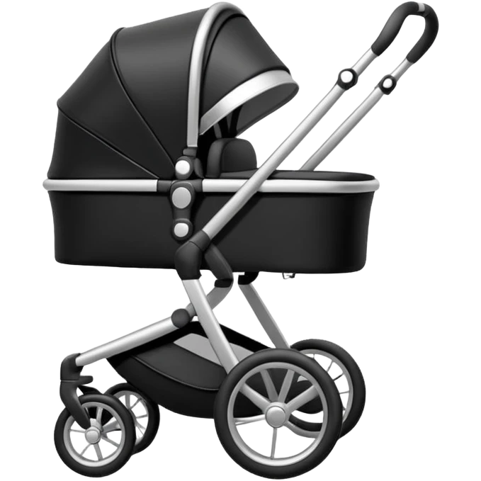 Designer baby stroller emoji