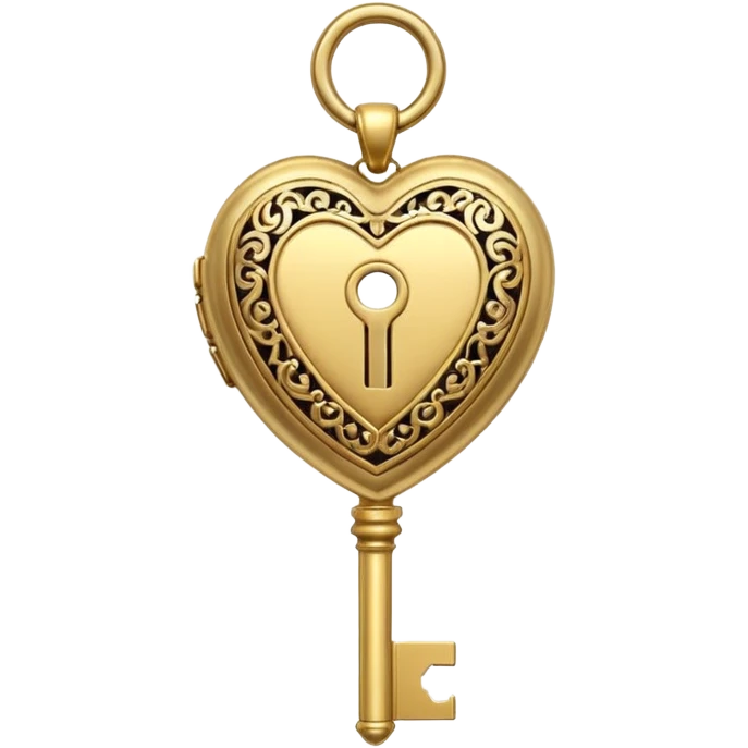 Tiny Key Locket
 emoji