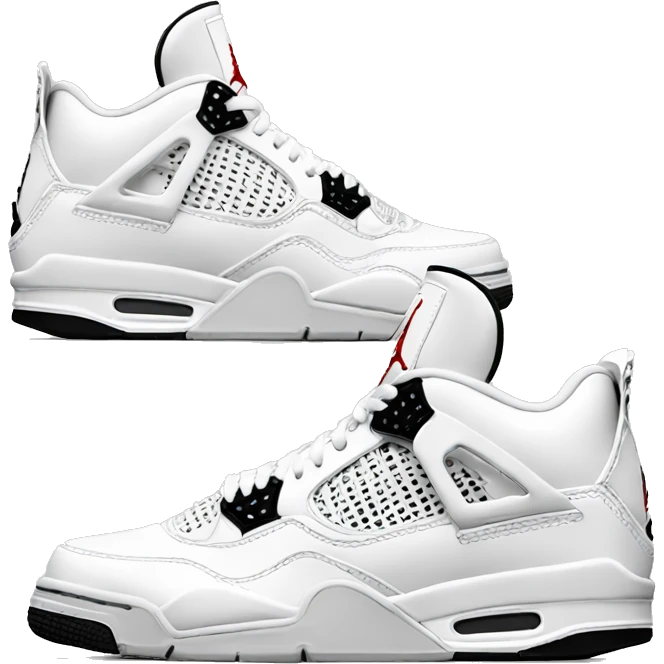 jordan 4 blanche  emoji