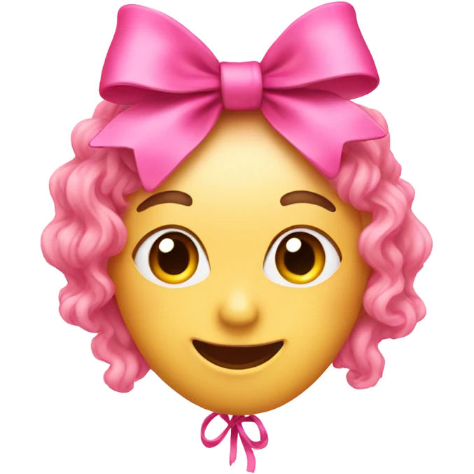 pink heart with bow  emoji