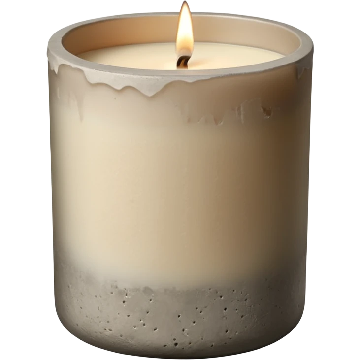 Le Labo brand santal candle concrete  emoji