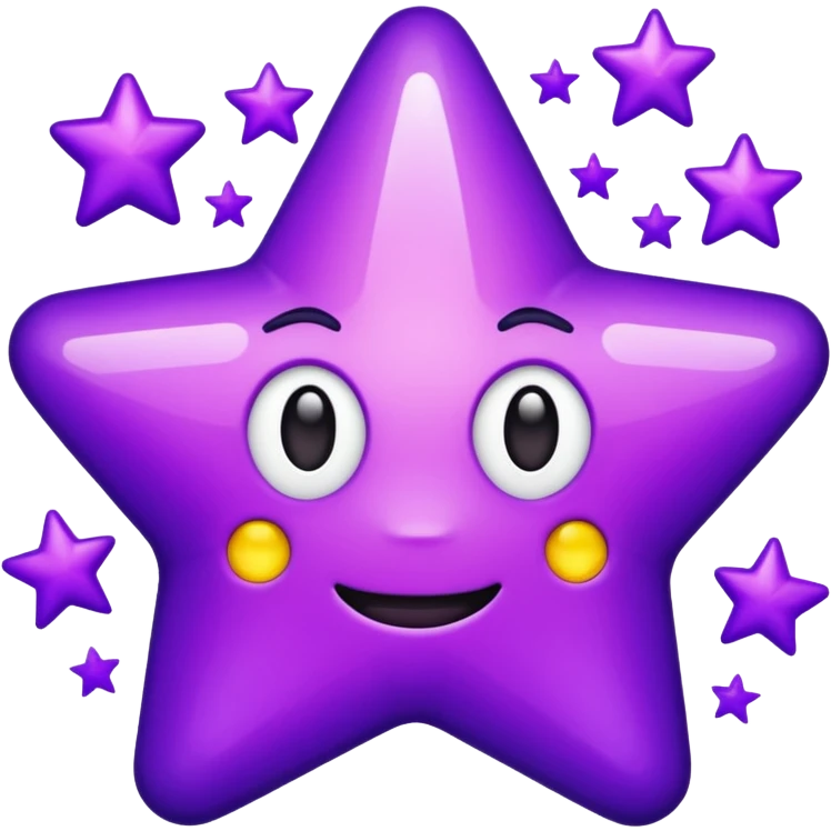 The word "banger" surrounded by purple stars emoji