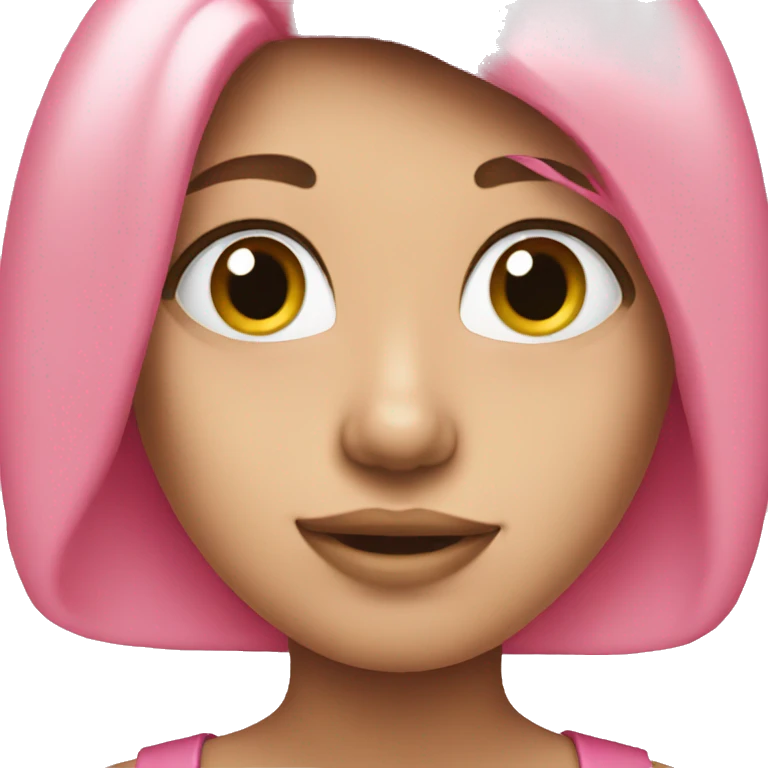 Pink emoji