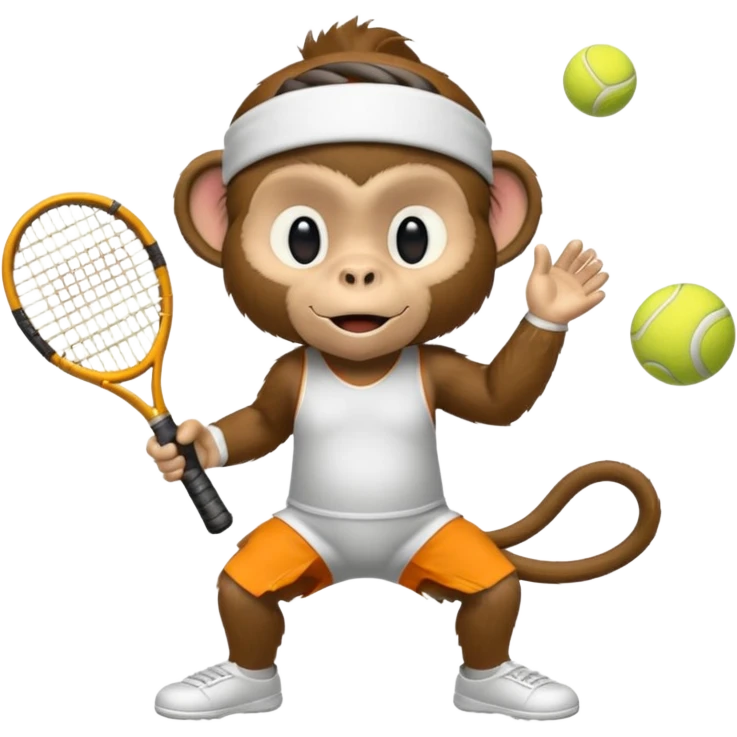 Monkey Tennis emoji